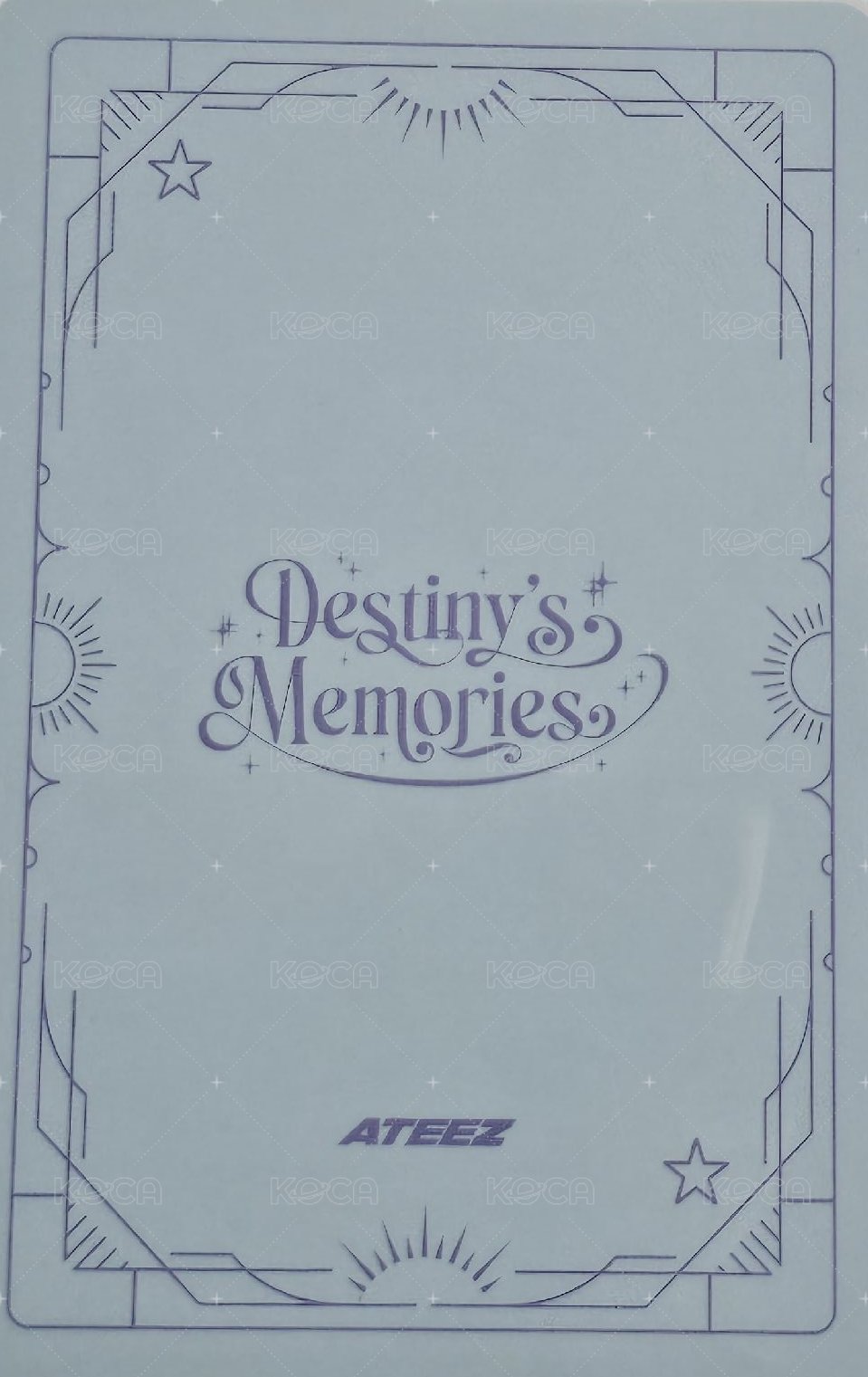 Destiny’s Memories 周邊卡 TOKYO HANDKERCHIEF 背面