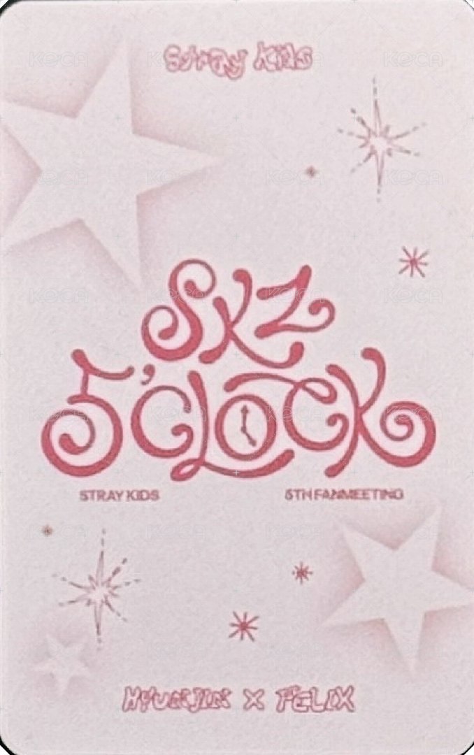 5th FM 入場卡 / 場限卡 02/14 背面