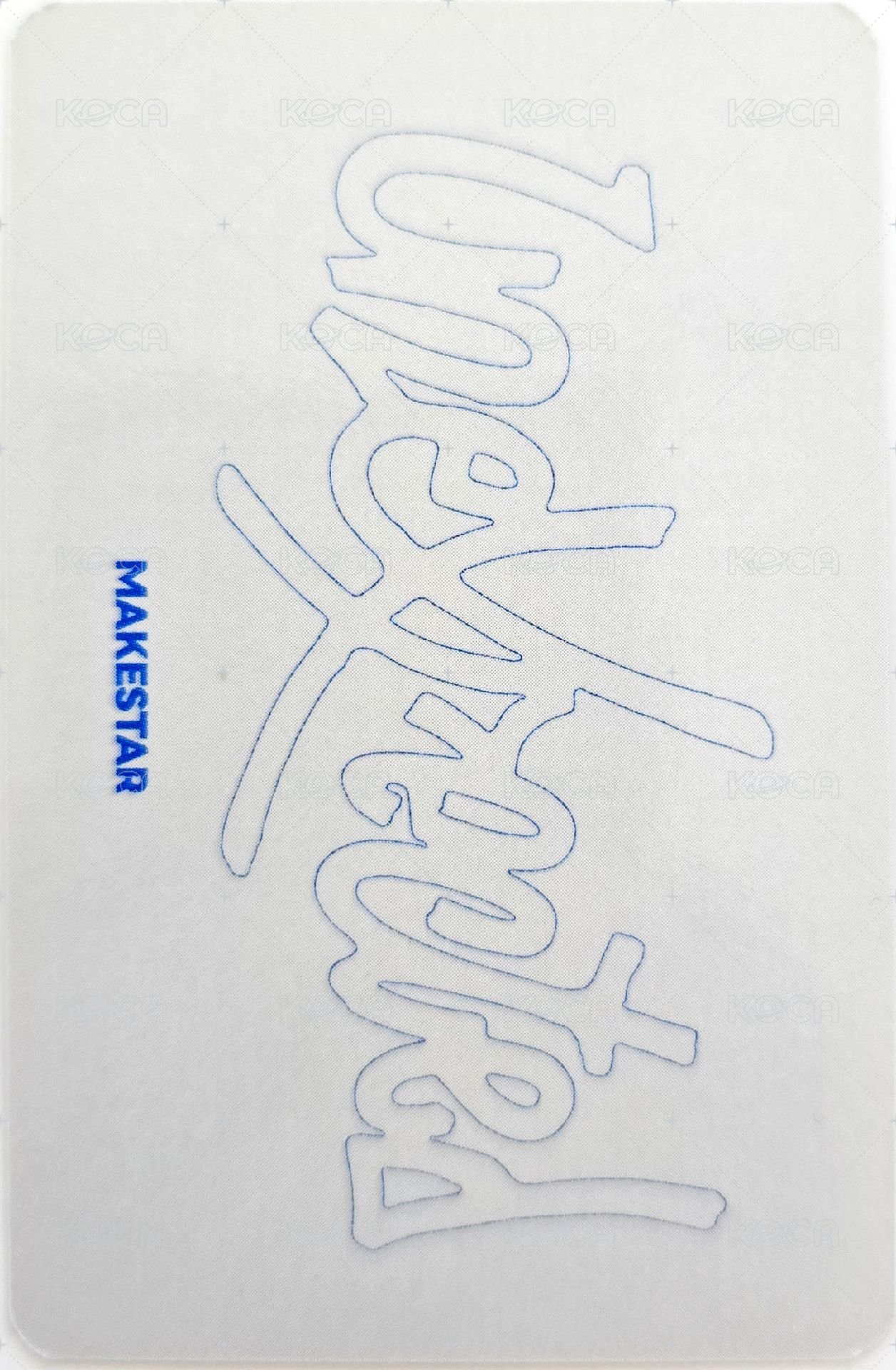 Unexpected ms 1.0 簽售卡 寵物相機ver. 背面