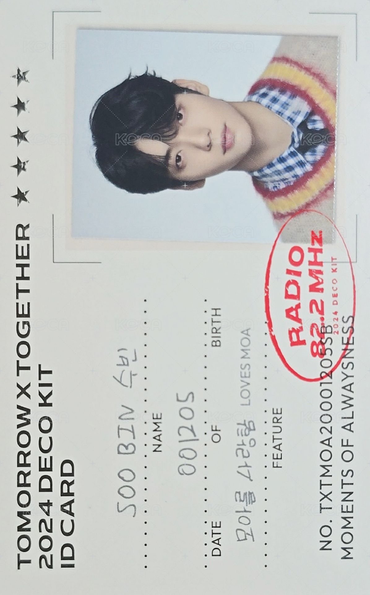 24 DECO KIT 周邊卡 ID卡 正面