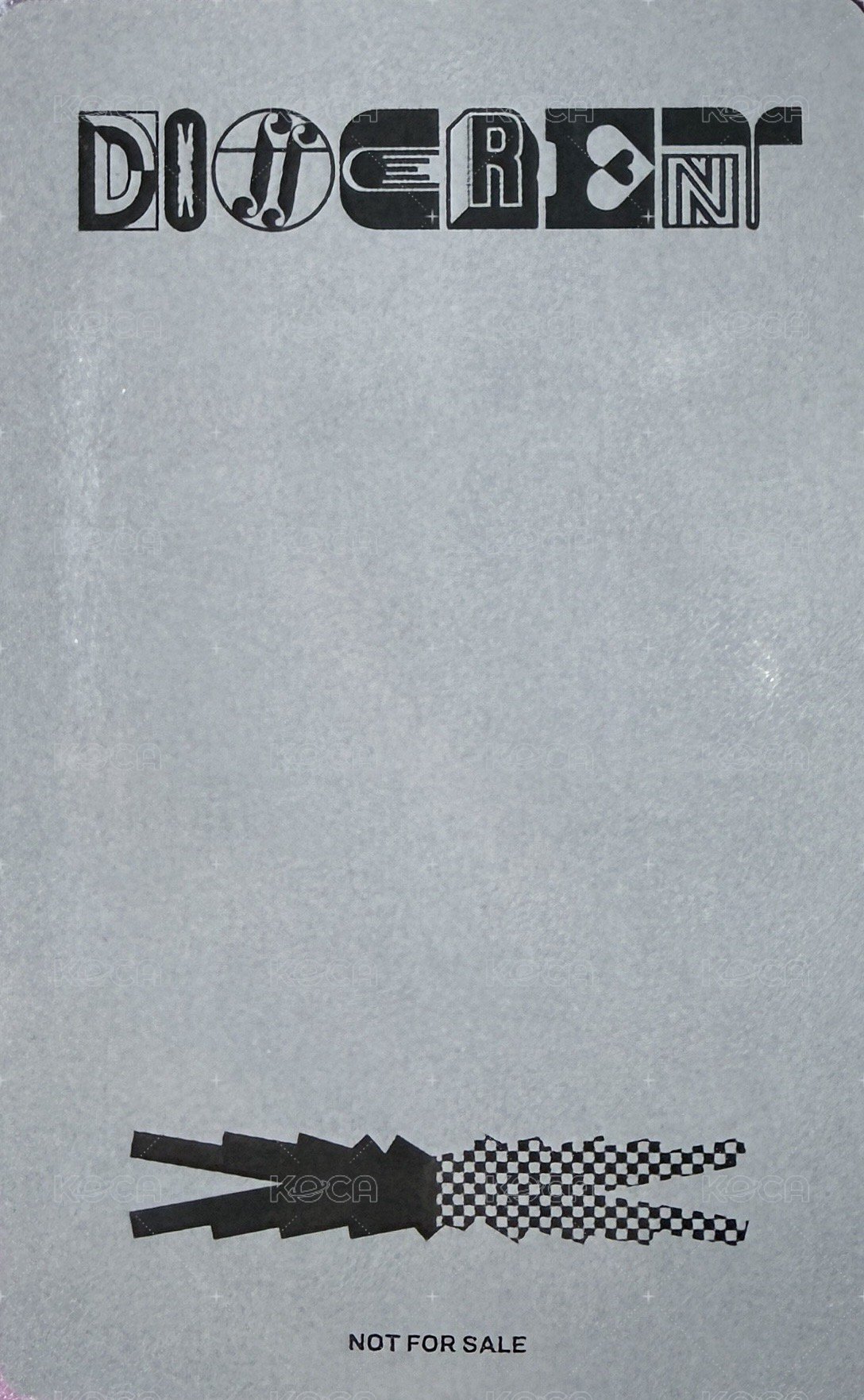 DIFFERENT hmv 幸運卡  背面