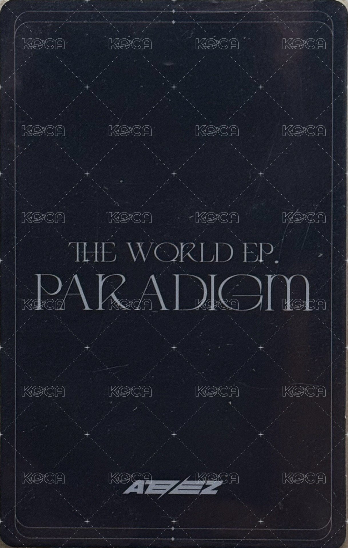 Paradigm 專輯卡 個別盤 背面