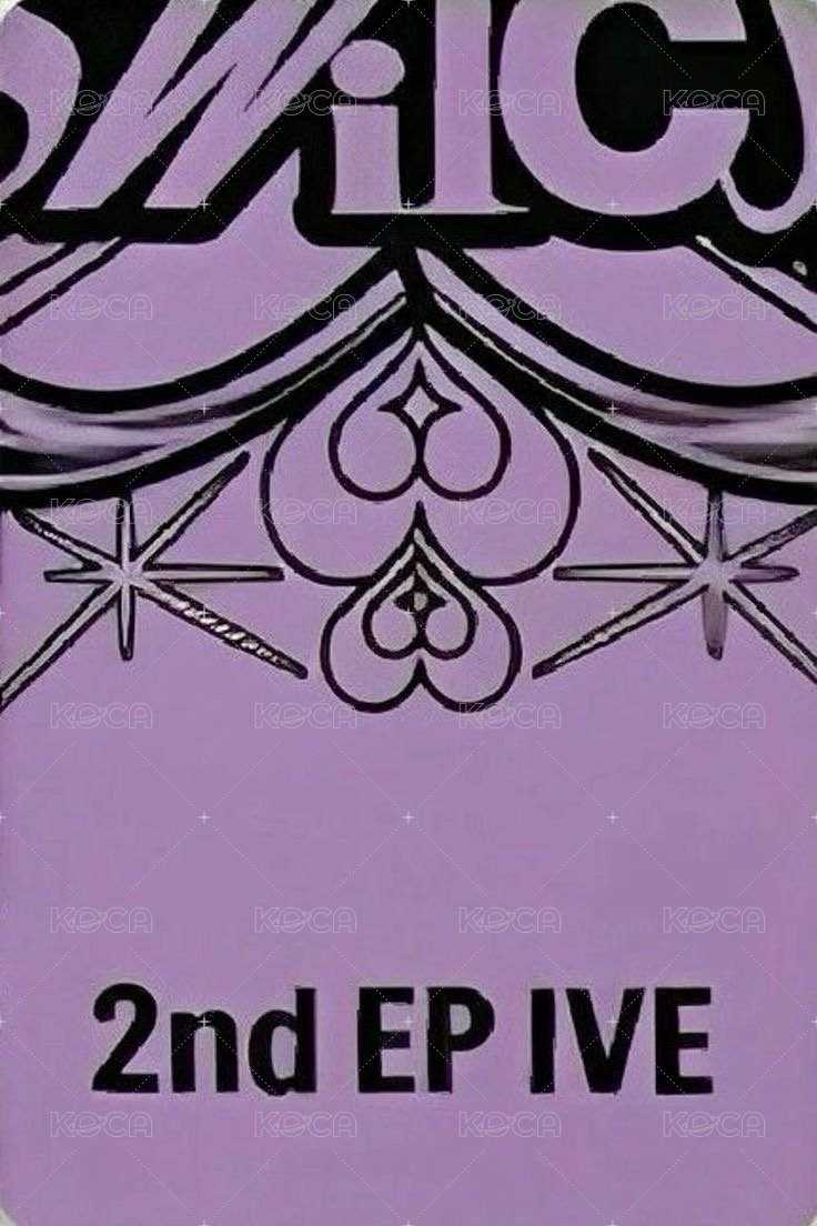 IVE SWITCH 隨機卡 Line Friends 快閃店 背面