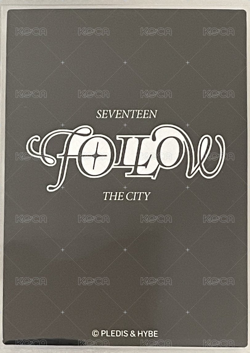 FOLLOW 集章卡  背面