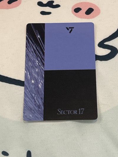 WOOZI sector 17 正四後續 專輯卡 