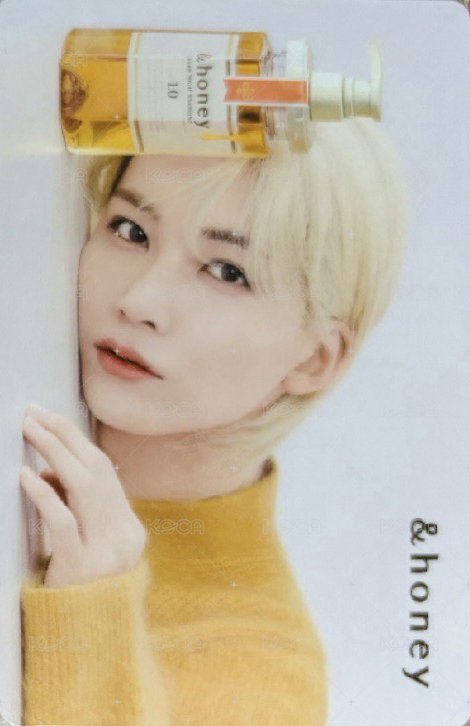 代言 代言卡 &honey 正面