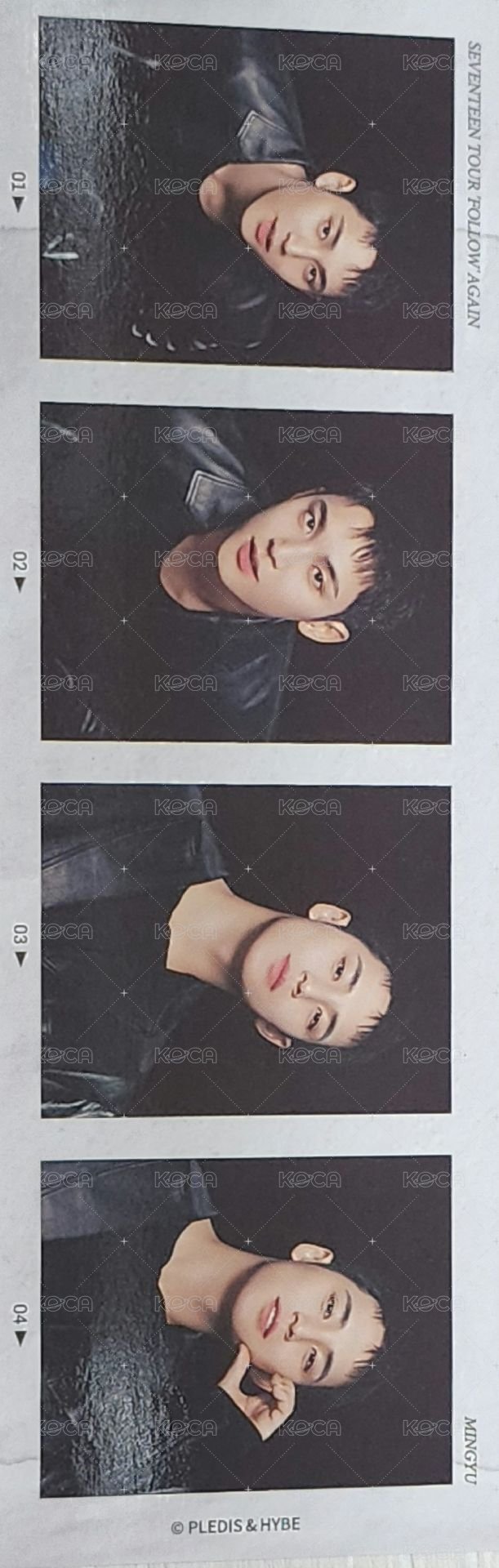 FOLLOW AGAIN 人生四格卡  正面