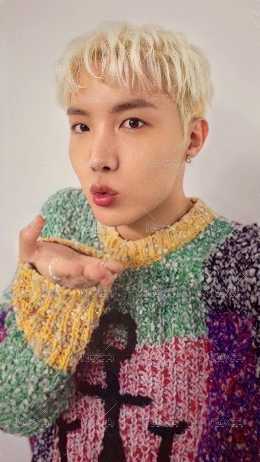 ARMY 會員禮卡 JPFC Mobile 飛吻錫 正面