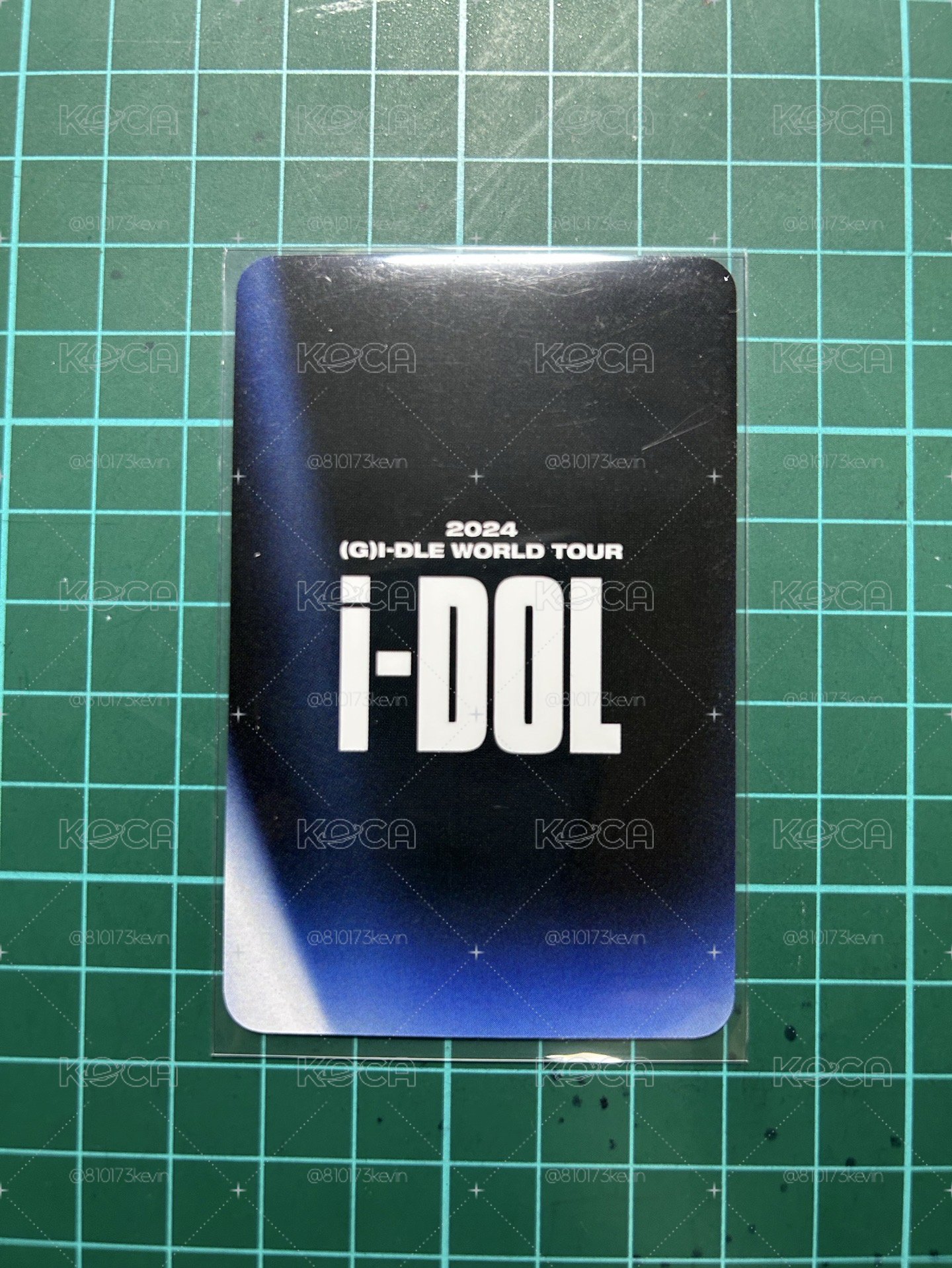 idle 世巡 演唱會隨機卡 麵