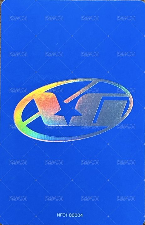 SHOOTING STAR 專輯卡  背面