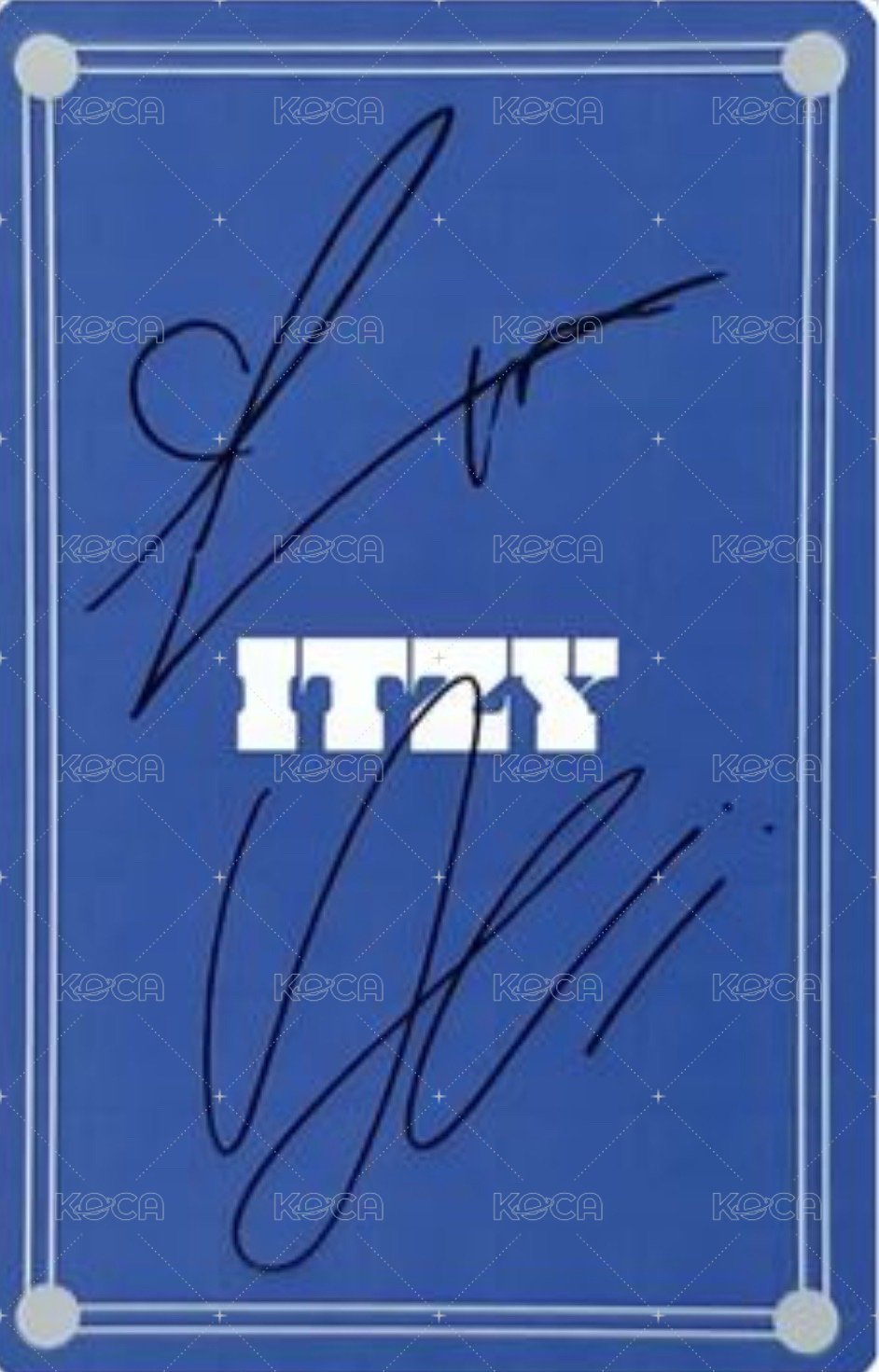 KILL MY DOUBT 專輯卡 單封 雙人卡 背面