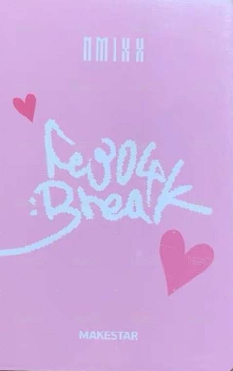 BREAK ms 簽售卡 3.0 愛心護目鏡嫄 背面