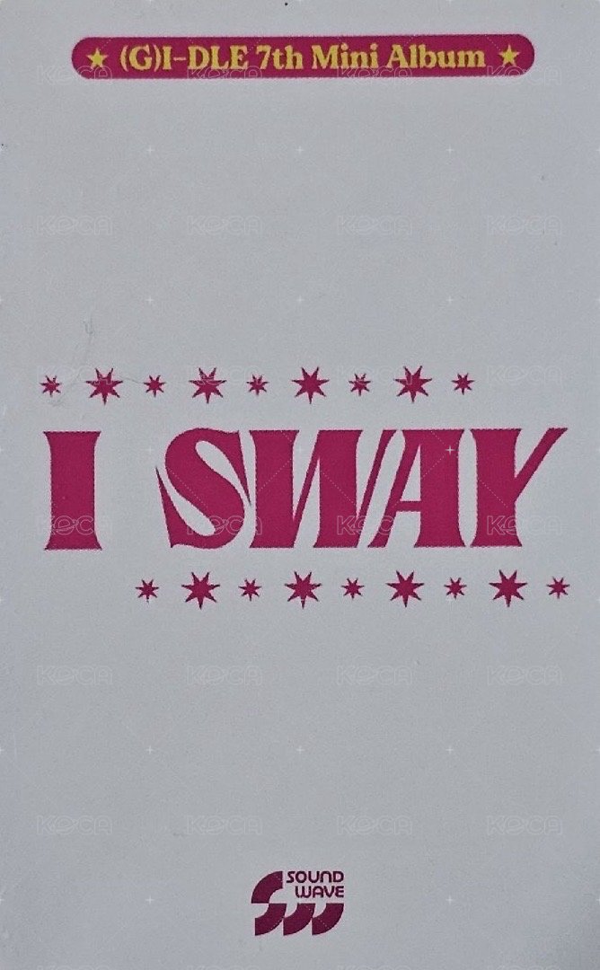 I SWAY sw 特典卡 -娟 背面