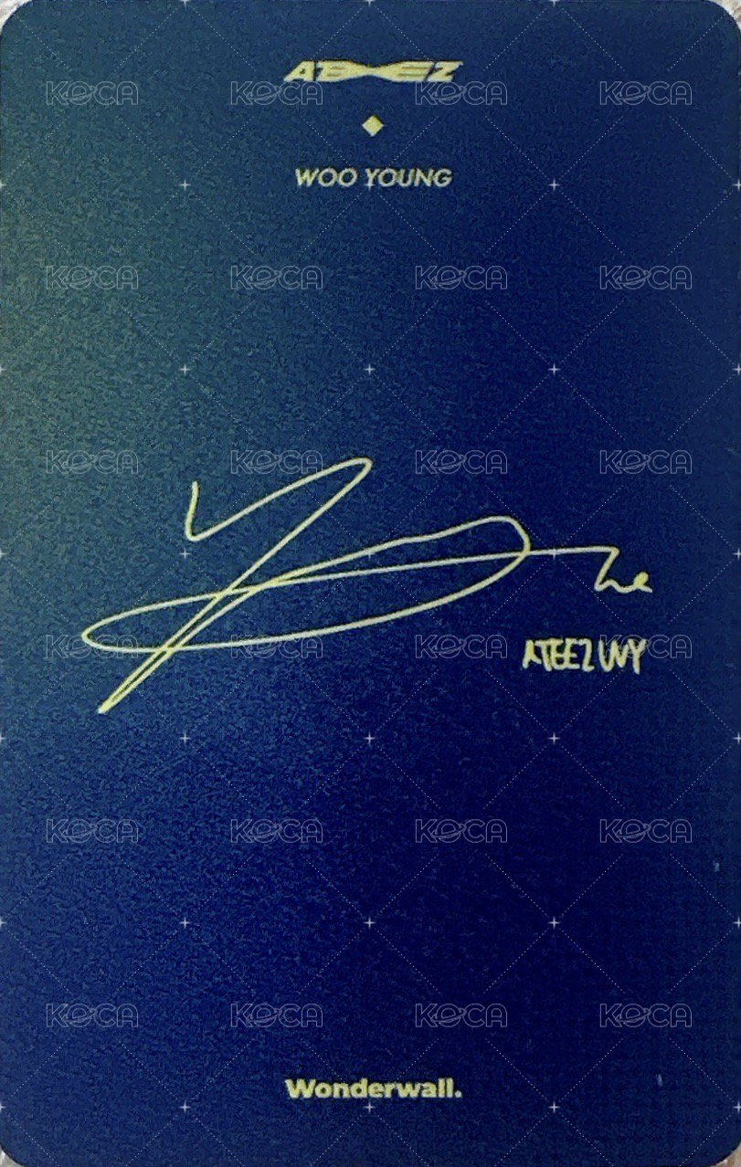 Fever pt.3 wonderwall 3.0 簽售卡  背面