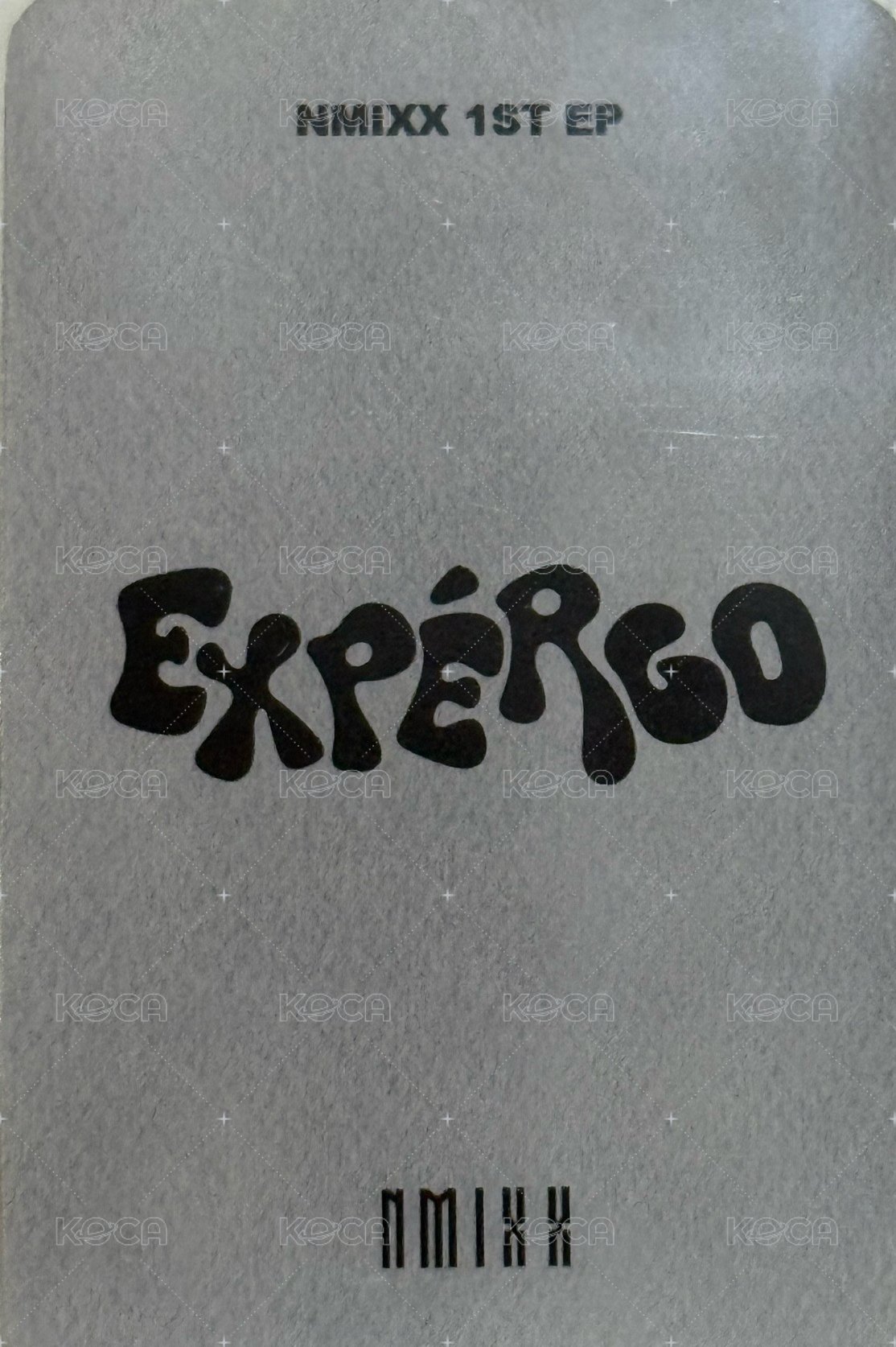 expérgo am 簽售卡  背面