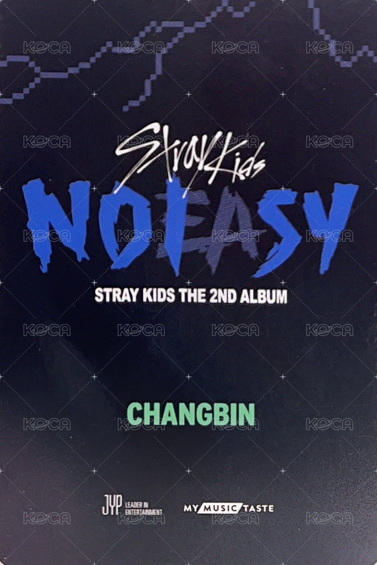 NOEASY mmt 簽售卡  背面