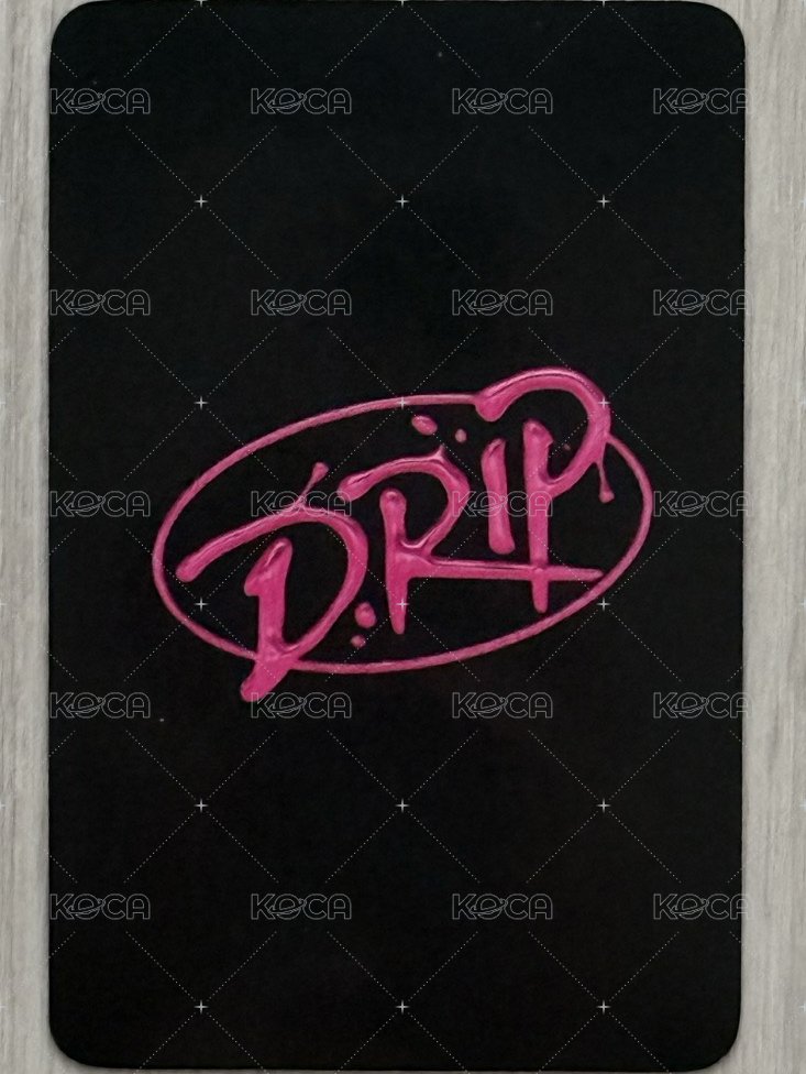 DRIP k4 線下中籤 抽選卡  背面