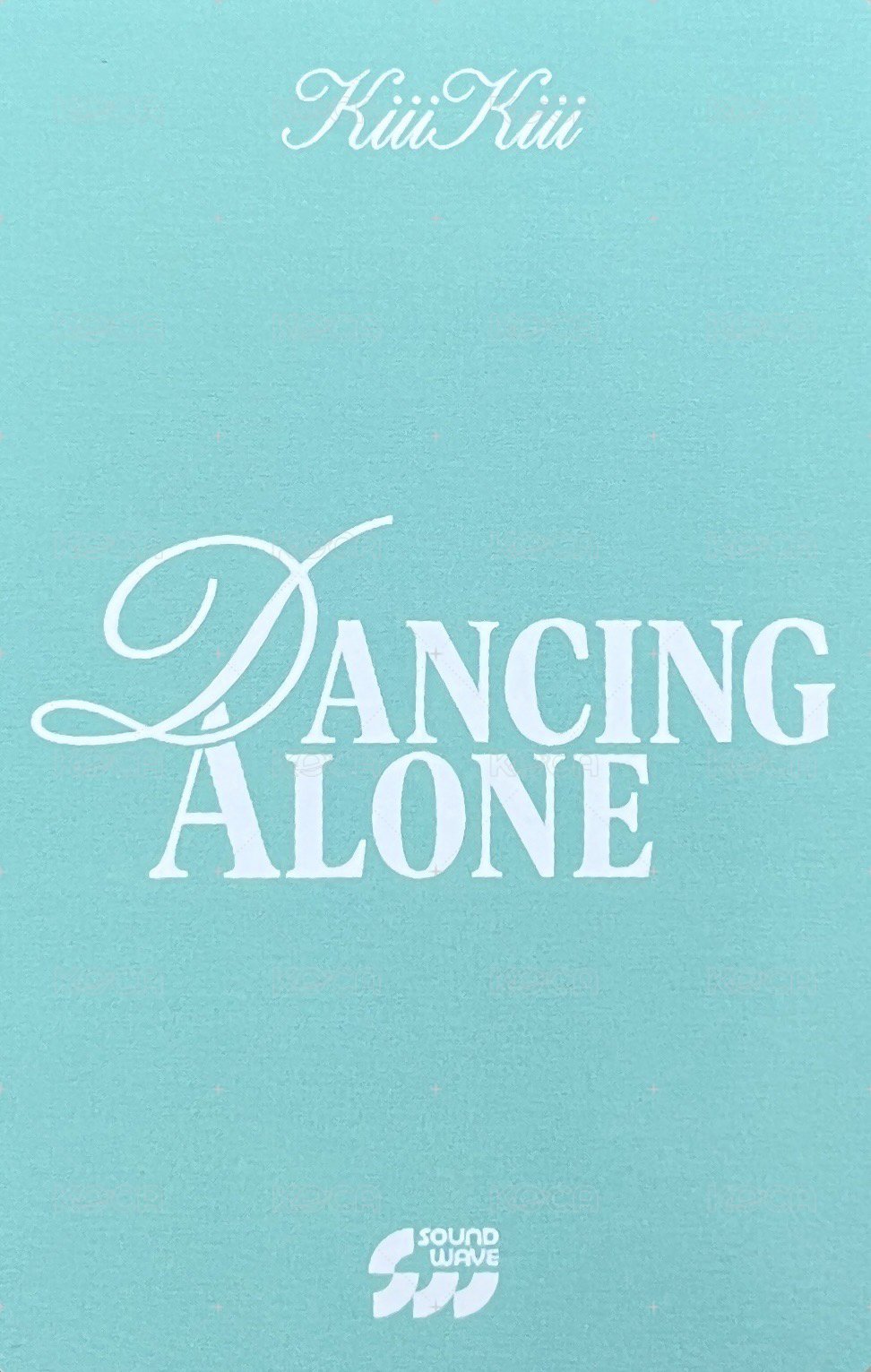 DANCING ALONG sw 4.0 簽售卡  背面