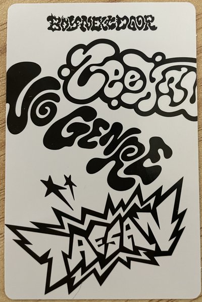 No Genre 專輯卡 雙人卡 - 泰山&李涵