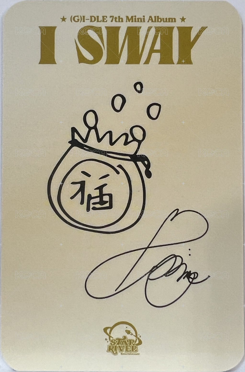 I SWAY sr 3.0 幸運卡 福袋妮 背面