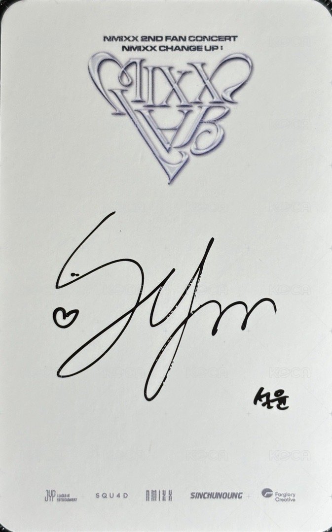 MIXX LAB 入場卡 / 場限卡 台北Day2 背面