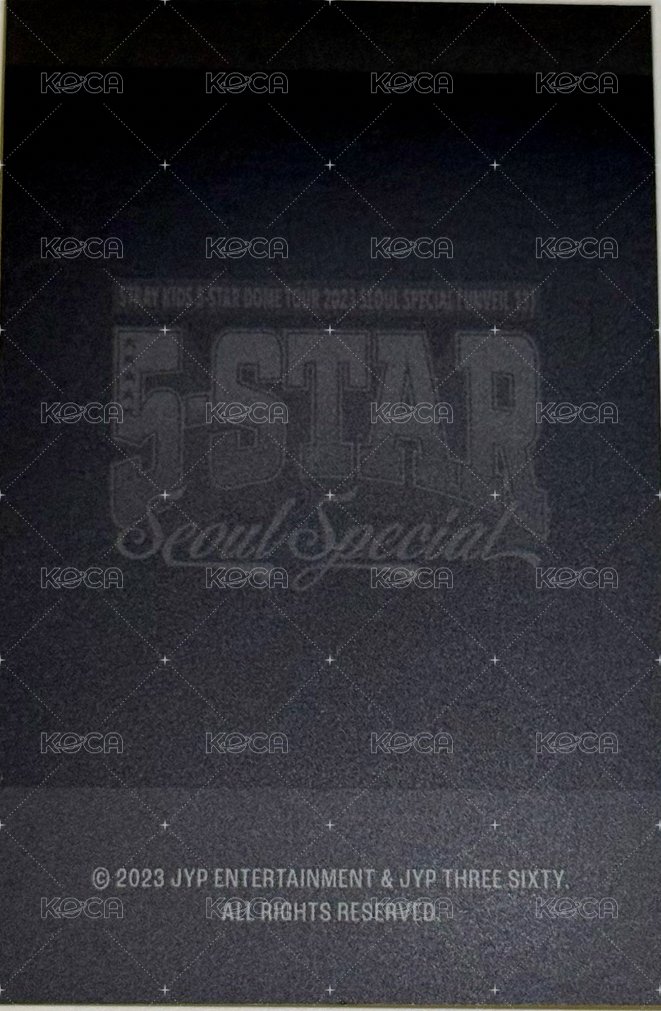 1st 日本巨蛋巡迴 滿額卡 首爾場線下滿額拍立得 背面