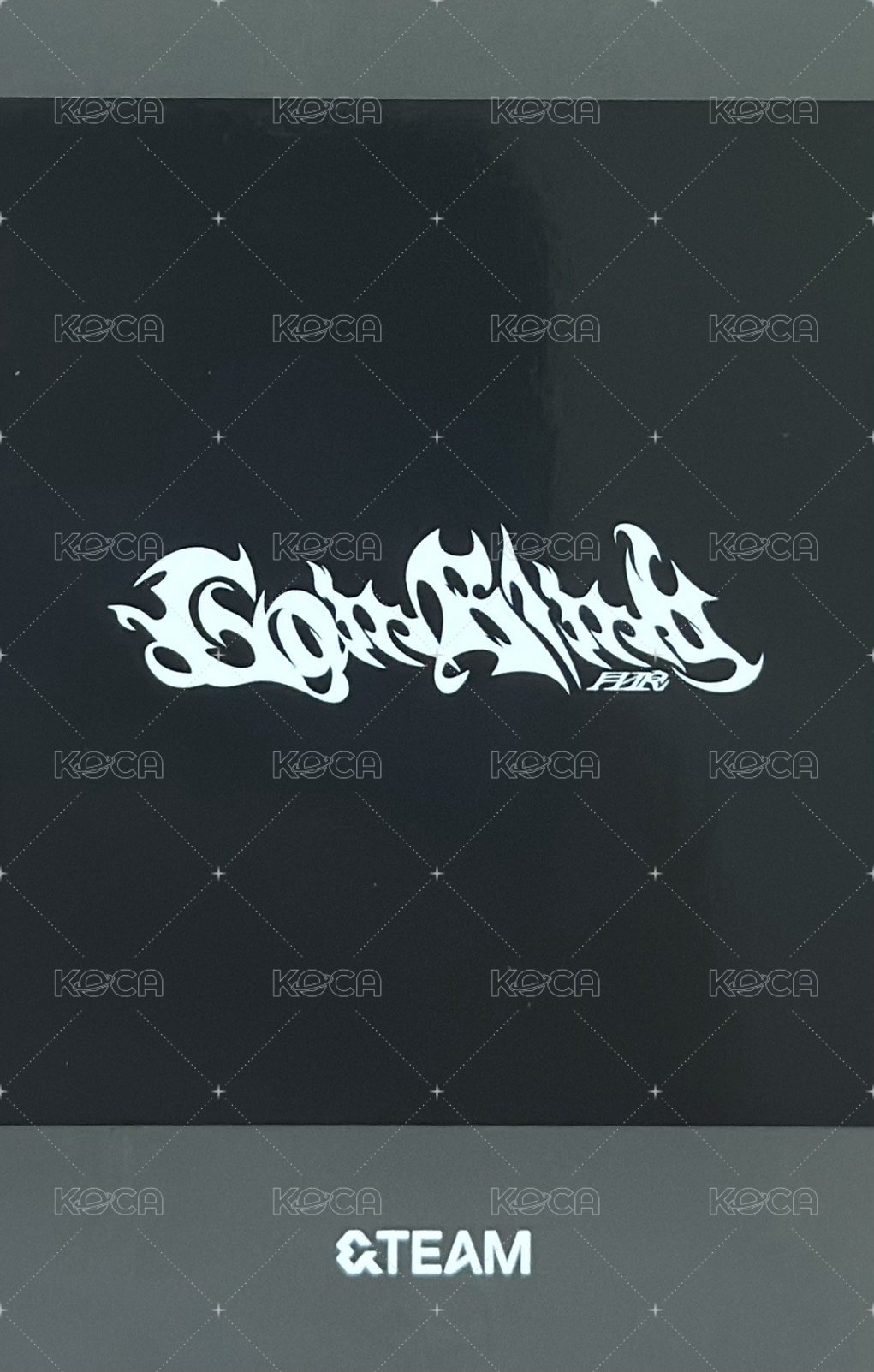 月狼 yzy 2.0 簽售卡 復刻拍立得 背面