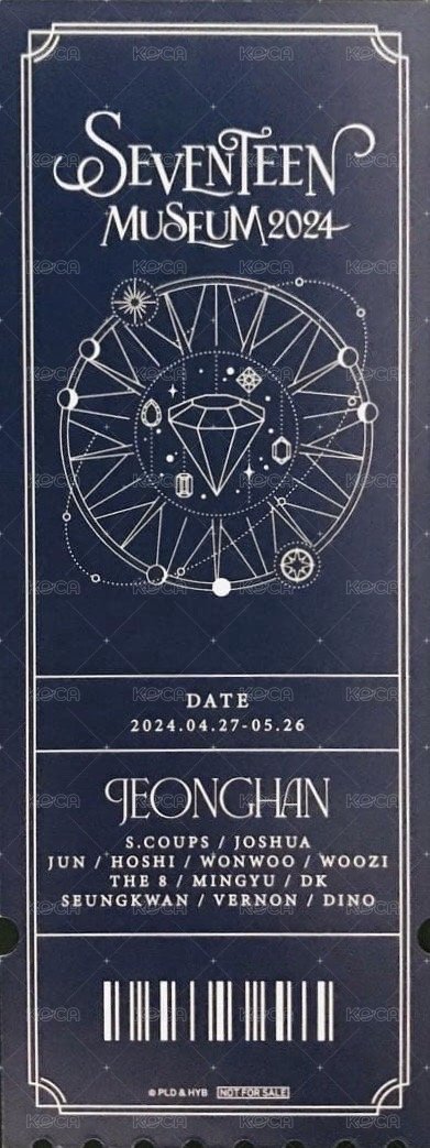 24‘博物館 入場卡 / 場限卡 2nd Block  背面