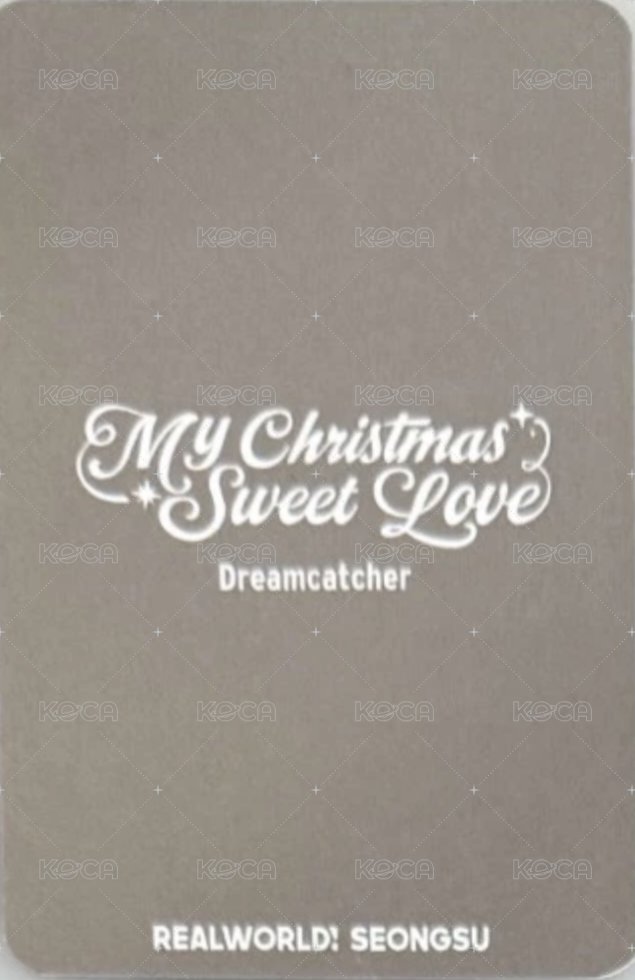 密室逃脫活動 Dreamcatcher KR. 特典卡 遊戲活動卡 背面