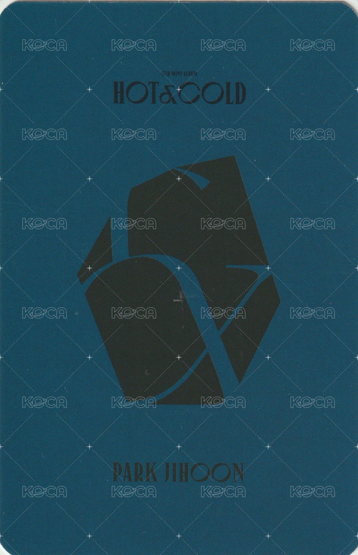 HOT&COLD sw 簽售卡  背面