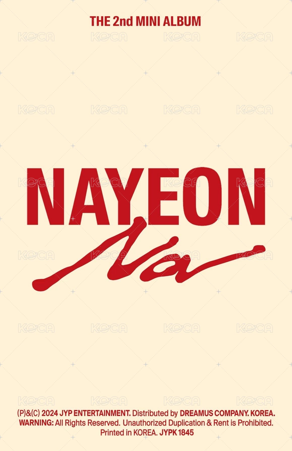 NA 專輯卡 電子專固配 背面