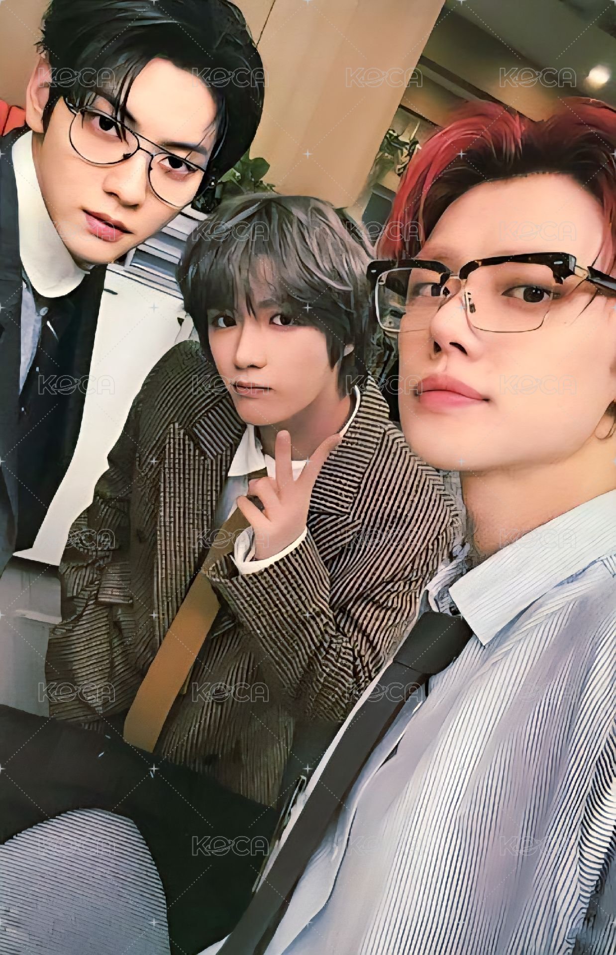 25年曆 年曆卡 A TYPE unit卡 崔然竣、崔秀彬、崔杋圭 正面