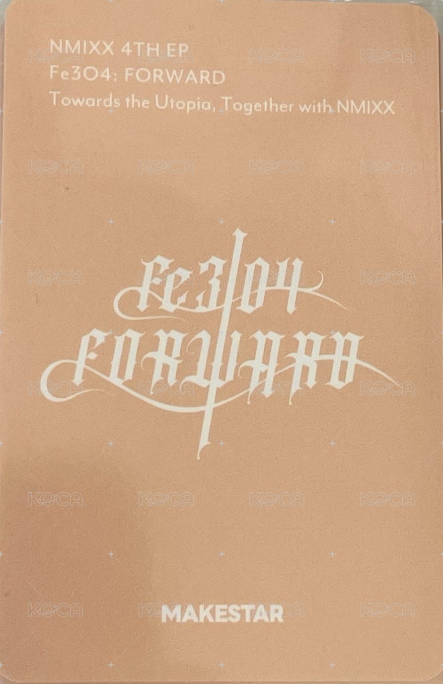 FORWARD ms 21.0 簽售卡 探頭 背面