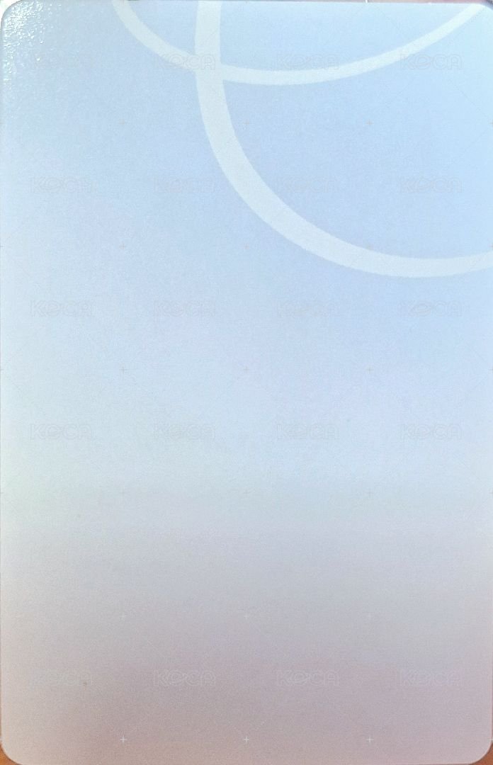 WAW 專輯卡  背面