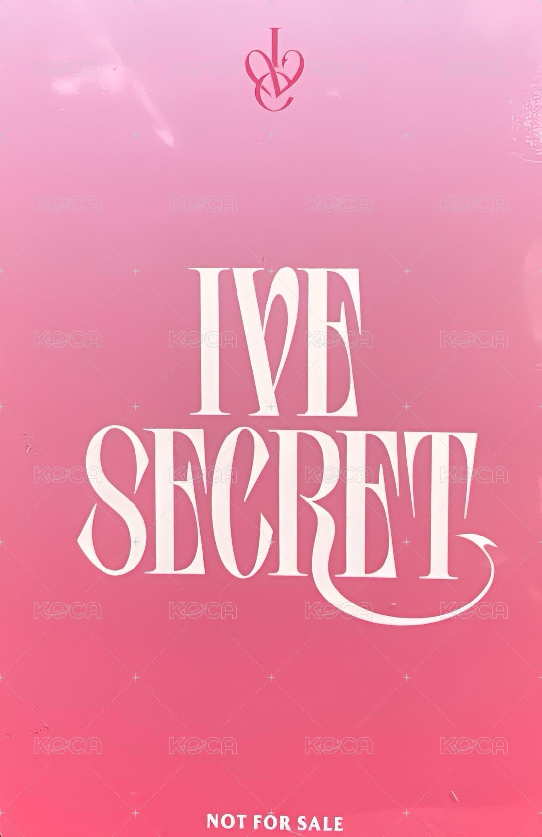 IVE SECRET 索尼 特典卡  背面