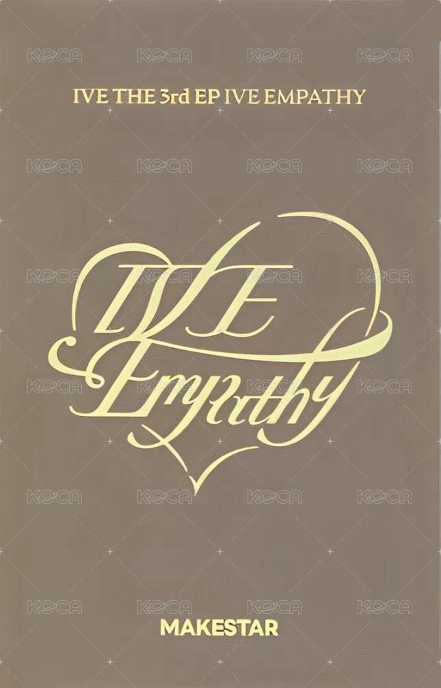 IVE EMPATHY ms 1.0 簽售卡 被子ver. 背面