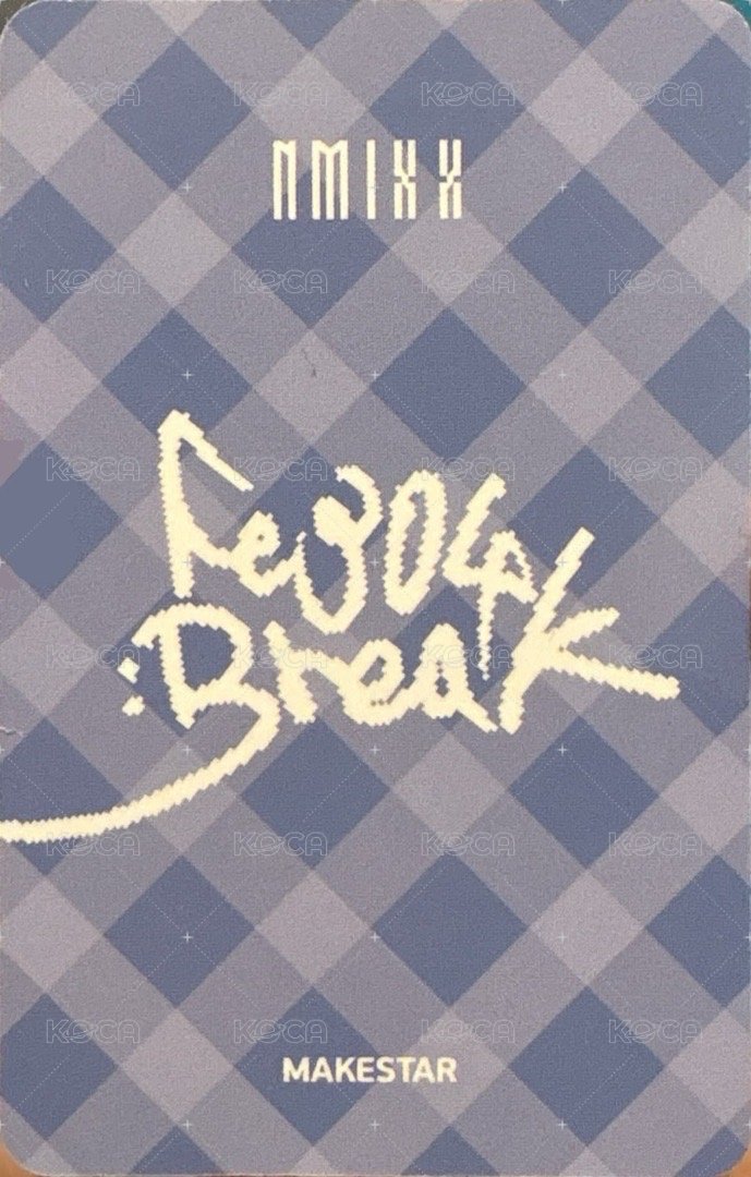BREAK ms 幸運卡 LD 塗鴉薛 背面