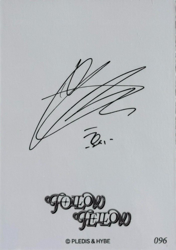 FOLLOWFELLOW 隨機卡  背面