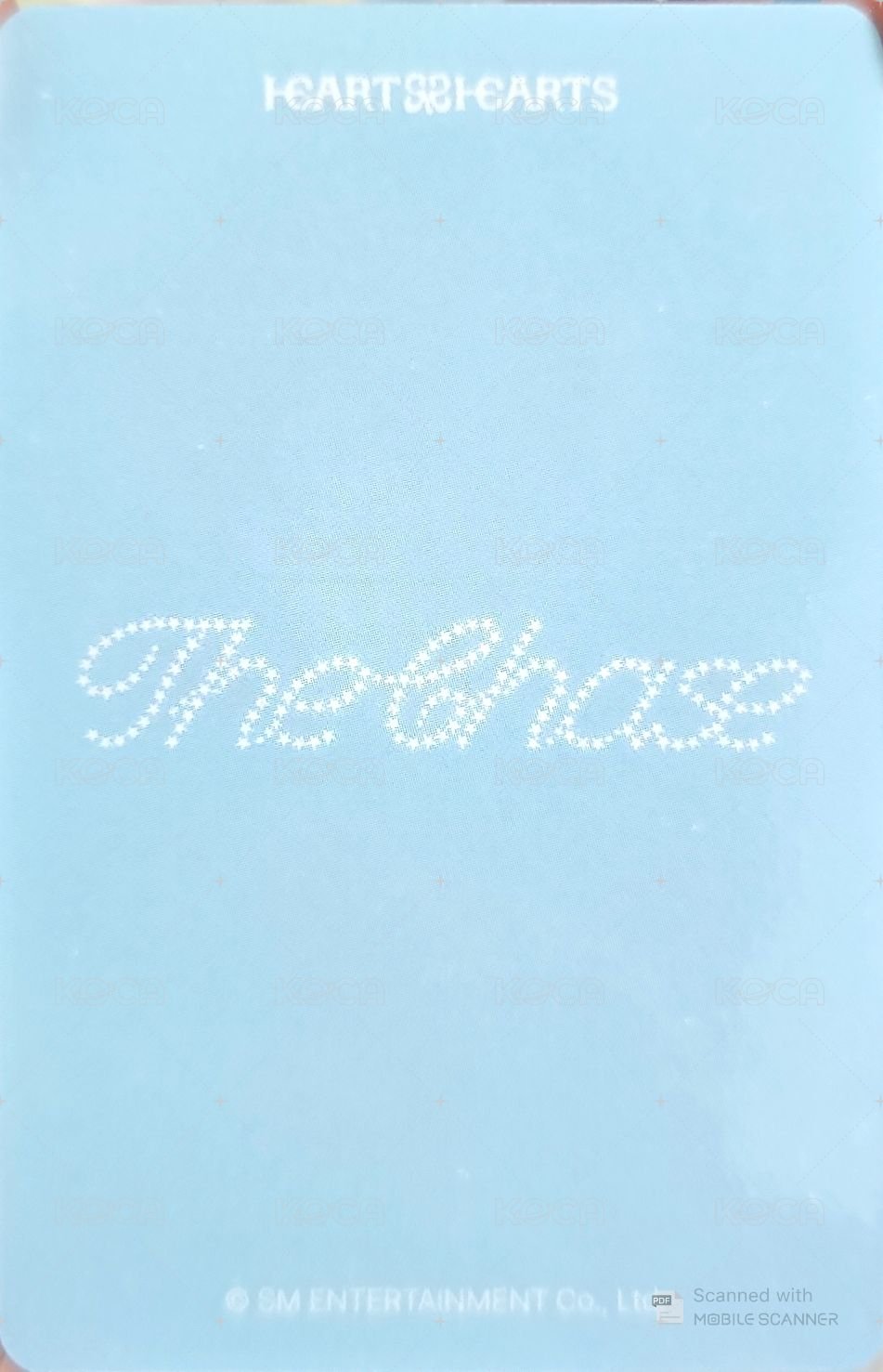 單一 el 簽售卡  背面