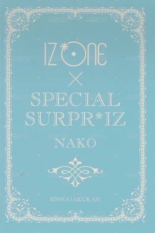 SURPR*IZ 周邊卡 捧花閃卡 背面