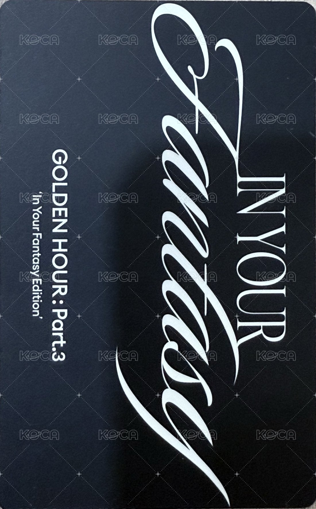 ATEEZ x OUR Bakery IN YOUR FANTASY Collab 任務卡  背面