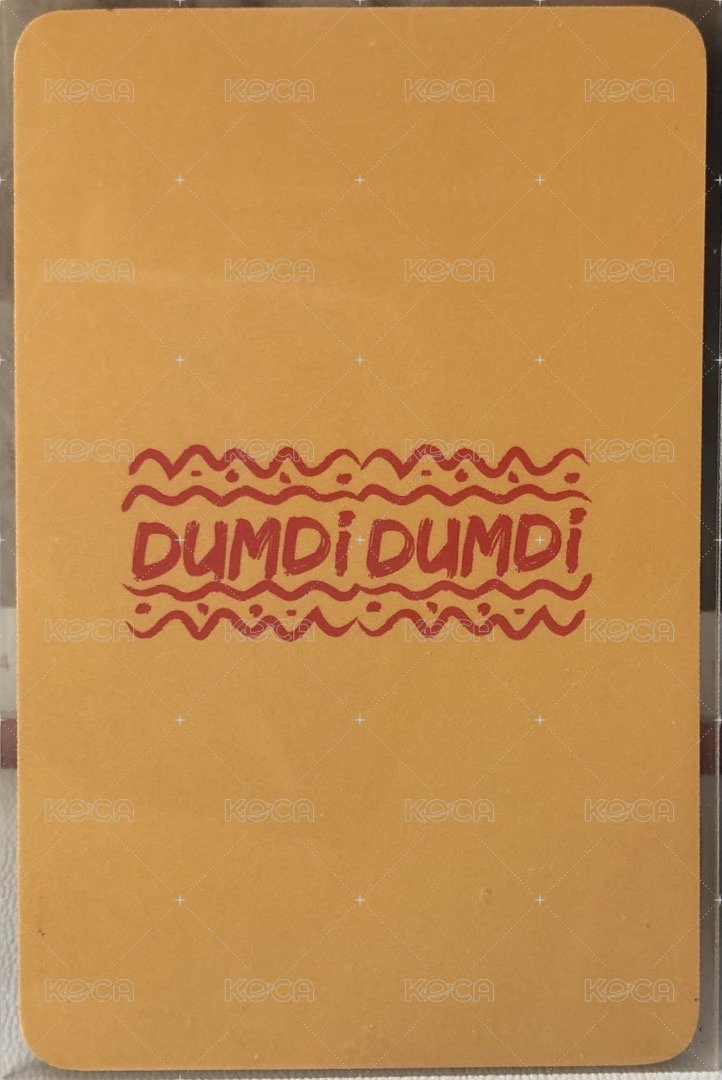 DUMDi DUMDi 專輯卡 夜版專卡 背面