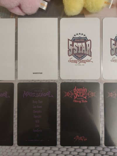 SKZ 🐥🐷🐰 彬菲 滿額卡 特典卡