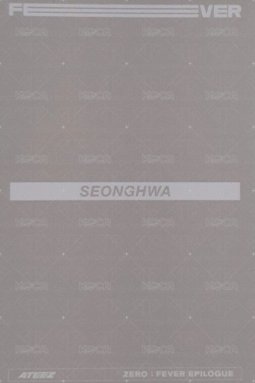 Fever Epilogue 專輯卡 A ver. Limited 背面