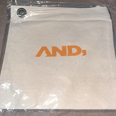 AND周邊帆布包（全新未拆封）