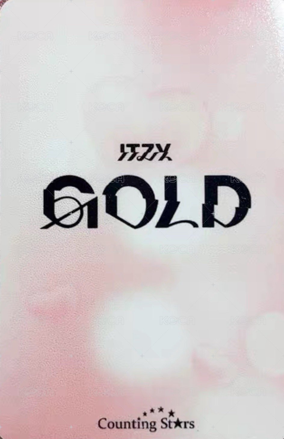 GOLD 數星星 廣州 抽選卡 中簽卡 背面