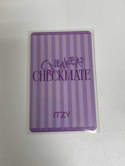 ITZY Lia wmld 幸運卡 