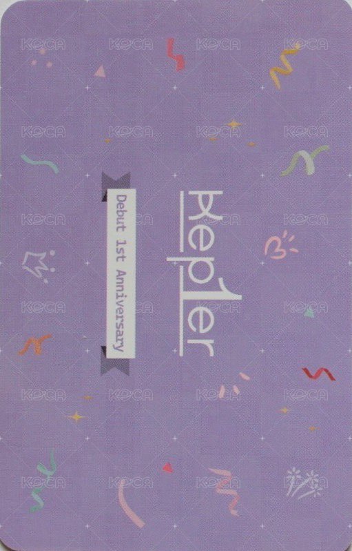 一週年 隨機卡 團卡 背面