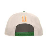 ÜBERMENSCH UNSTRUCTURED SNAPBACK HAT (NATURAL/GREE