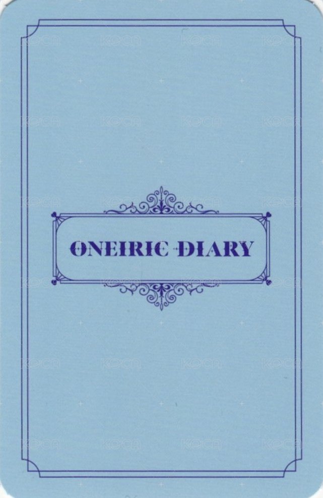 Oneiric Diary 專輯卡 3D版 背面